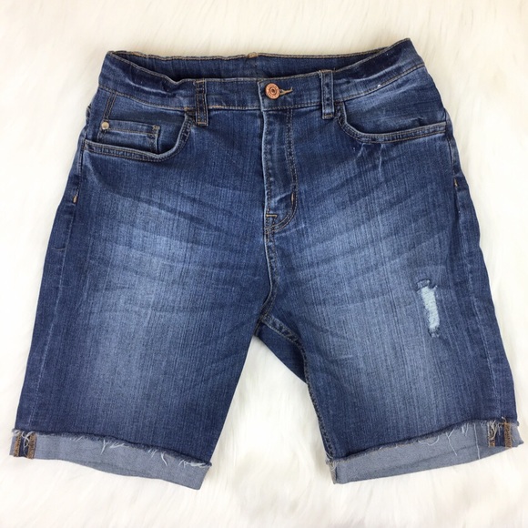H&M Jaws Cutoff Jean Shorts Size 11-12Y - Picture 1 of 6